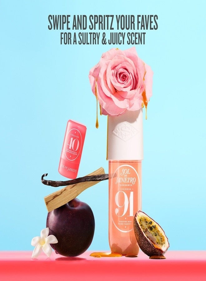 sol de jainero Sol de Janeiro Cheirosa 40™ Jelly Perfume Balm – Alcohol-Free Solid Fragrance Stick, 4 g – Black Amber Plum & Vanilla Woods - Image 5